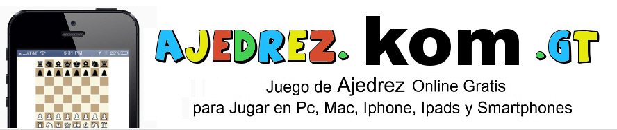 juego de Ajedrez online Gratis en javascript para iphone, ipads, mac y pc